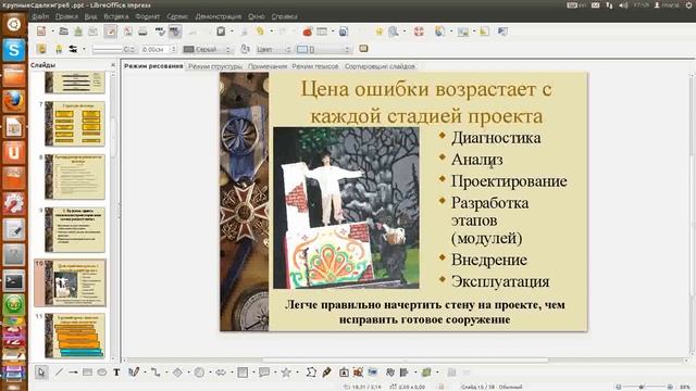 Цена ошибки возрастает на каждой стадии проекта смотреть онлайн