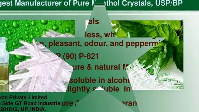 Pure Natural Menthol Crystals, Menthol Crystal USP/BP/IP смотреть онлайн