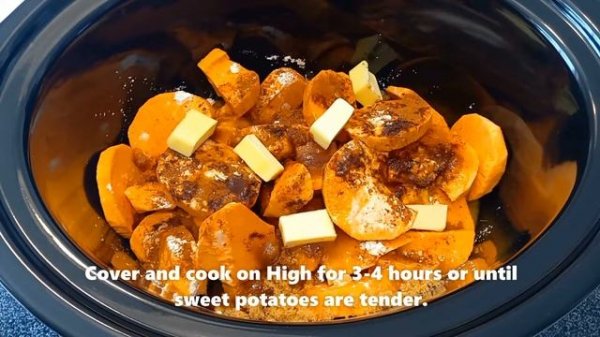 Slow Cooker Sweet Potatoes | Crock Pot Sweet Potato Recipe