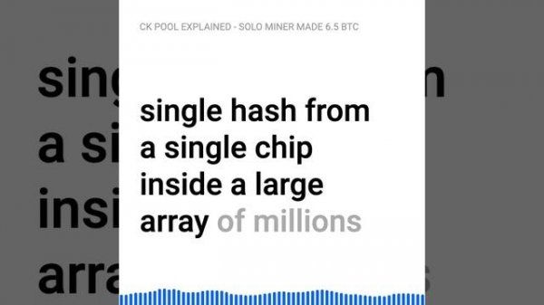 CK Pool Explained - Solo Miner Made 6.5 BTC