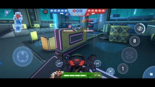 NEW WEAPON Fuse Mortar 8 with Tengu & Shadow - Mech Arena Robots