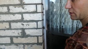 Откосы из гибкого кирпича, формируем наружный угол.