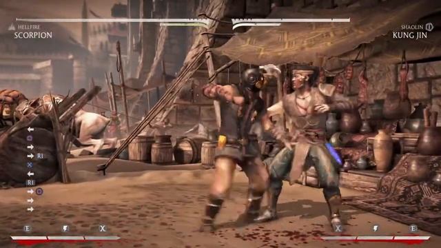 Mk XL Scorpion Spear combos (Corner) смотреть онлайн