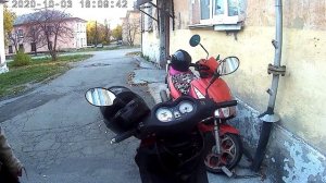 Константин,  на моем150 кубовом мото, приезжал ко мне в гости.