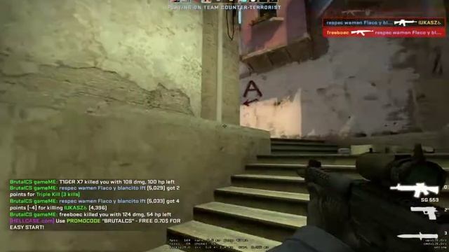 CSGO Deathmatch testing the SteelSeries QCK Heavy. смотреть онлайн
