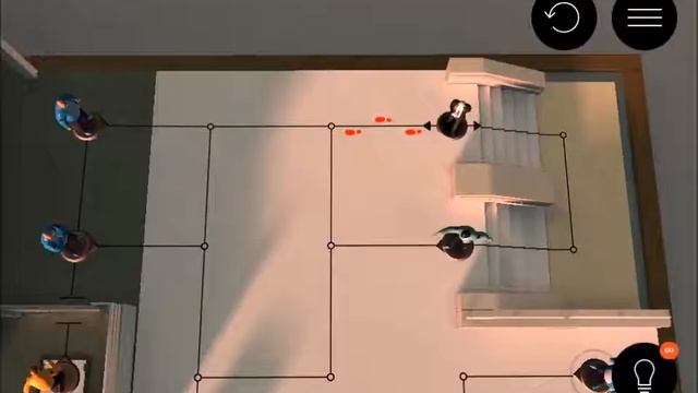 HITMAN GO Level 3-3 (24 rounds + Kill all enemies)
