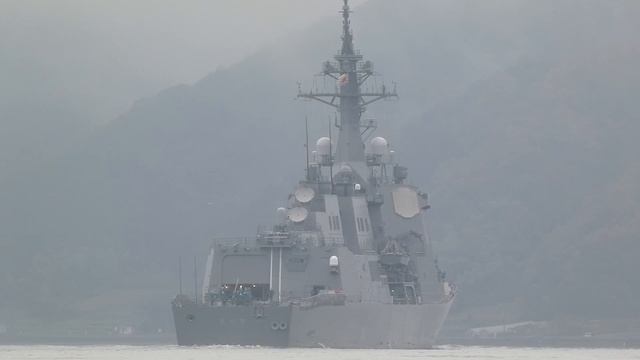 Aegis warship 舞鶴 出港 護衛艦 すずなみ DD 114 イージス艦 あたご DDG 177 海上自衛隊 ship смотреть онлайн