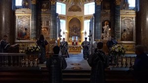 Вечернее богослужение накануне Великого Понедельника