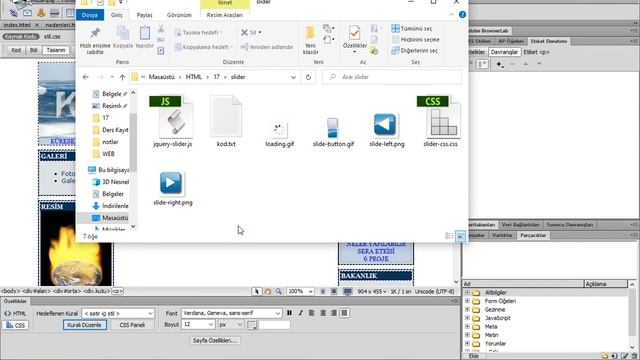 Uygulama 17 - Tablosuz Tasarım - 2 (Davranış & Slider) смотреть онлайн