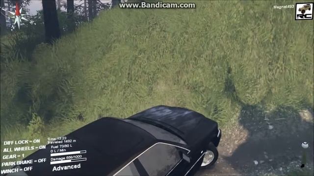 Spintires Drive till it Dies Mercedes S600 v1 смотреть онлайн