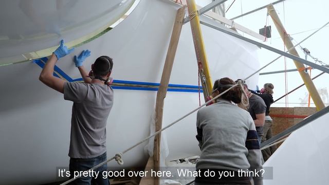 CATAMARAN BUILD - Finally Bonding The HULLS TOGETHER!! (MJ Sailing - Ep 187)