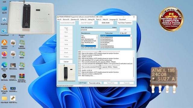 24c08 programming with rt809h programmer смотреть онлайн