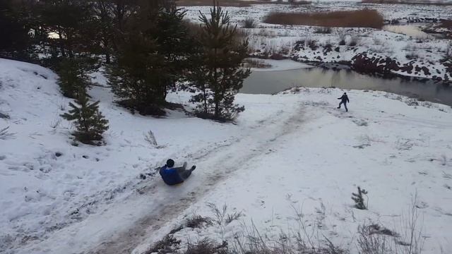 Горка у усманки 06.02.2016 Андрей Боровиков смотреть онлайн