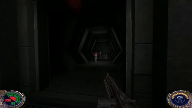 Star Wars Jedi Knight 2 Jedi Outcast Level 4 Artus Detention Center Uncommented 60fps смотреть онлайн