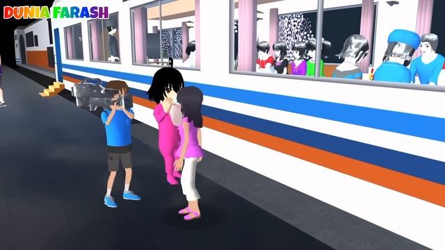 Yuta Dan Mio Explore Stasiun Kereta Berhantu Malam Jumat Keliwon || Sakura School Simulator смотреть онлайн