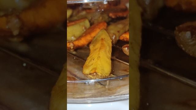 Куриные ножки в аэрогриле. С овощами