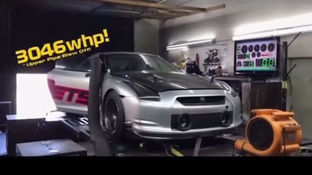 Nissan GT-R 3000 hp 👿😳 смотреть онлайн