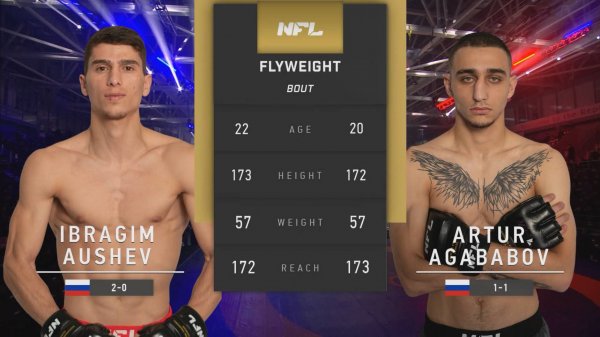 Ибрагим Аушев vs. Артур Агабабов | Ibragim Aushev vs. Artur Agababov | NFL 2