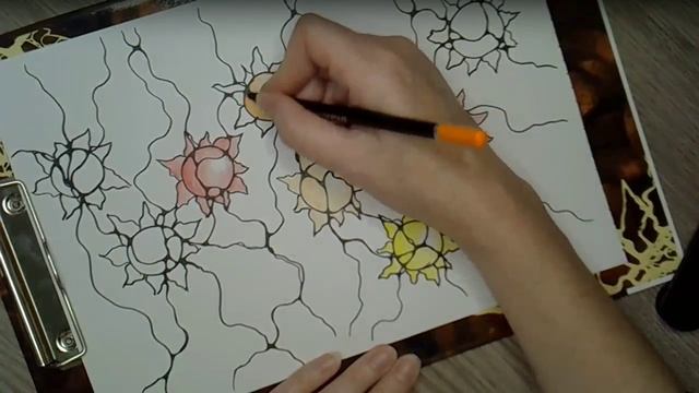 Мастер-класс по НейроГрафике. Новогодняя гирлянда. смотреть онлайн