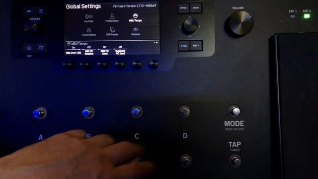 Перенесенные с YouTube ( Настройка Helix Line 6 (snapshot, Tap Tempo)