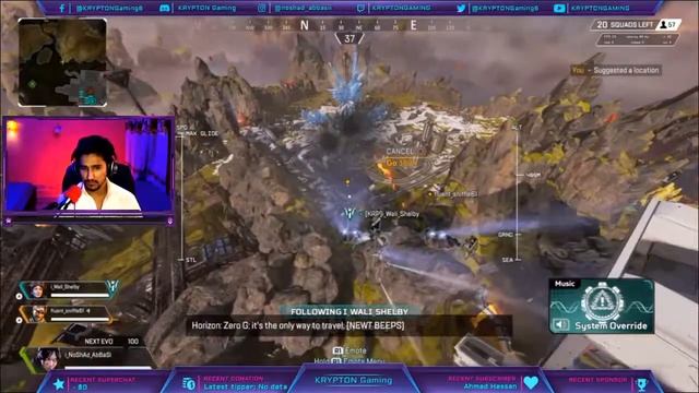 APEX LEGENDS LIVE STREAMING | KRYPTON Gaming | смотреть онлайн