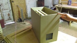 Сборка тары для пчелопакетов