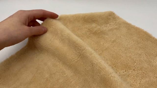 Флис с двусторонним ворсом SHELYS CORAL WHEAT