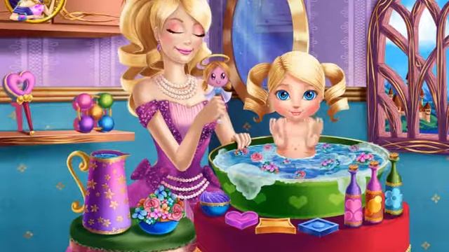 Принцесса Барби и ее дочь. Игра мультик ОНЛАЙН-Игра ДЛЯ ДЕВОЧЕК смотреть онлайн