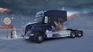 155 / ATS V1.53 / Новогодний ивент / VOLVO VNL