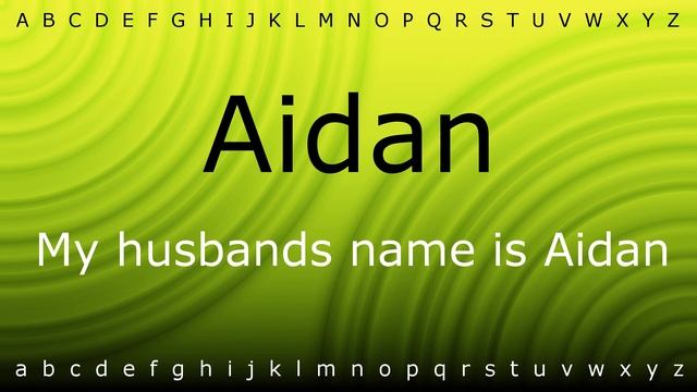 How to pronounce 'Aidan' with Zira.mp4 смотреть онлайн
