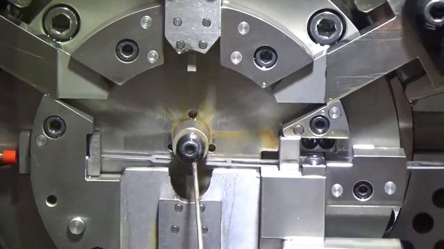 Автомат для изготовления хомутов пружинных высокой нагрузки. смотреть онлайн