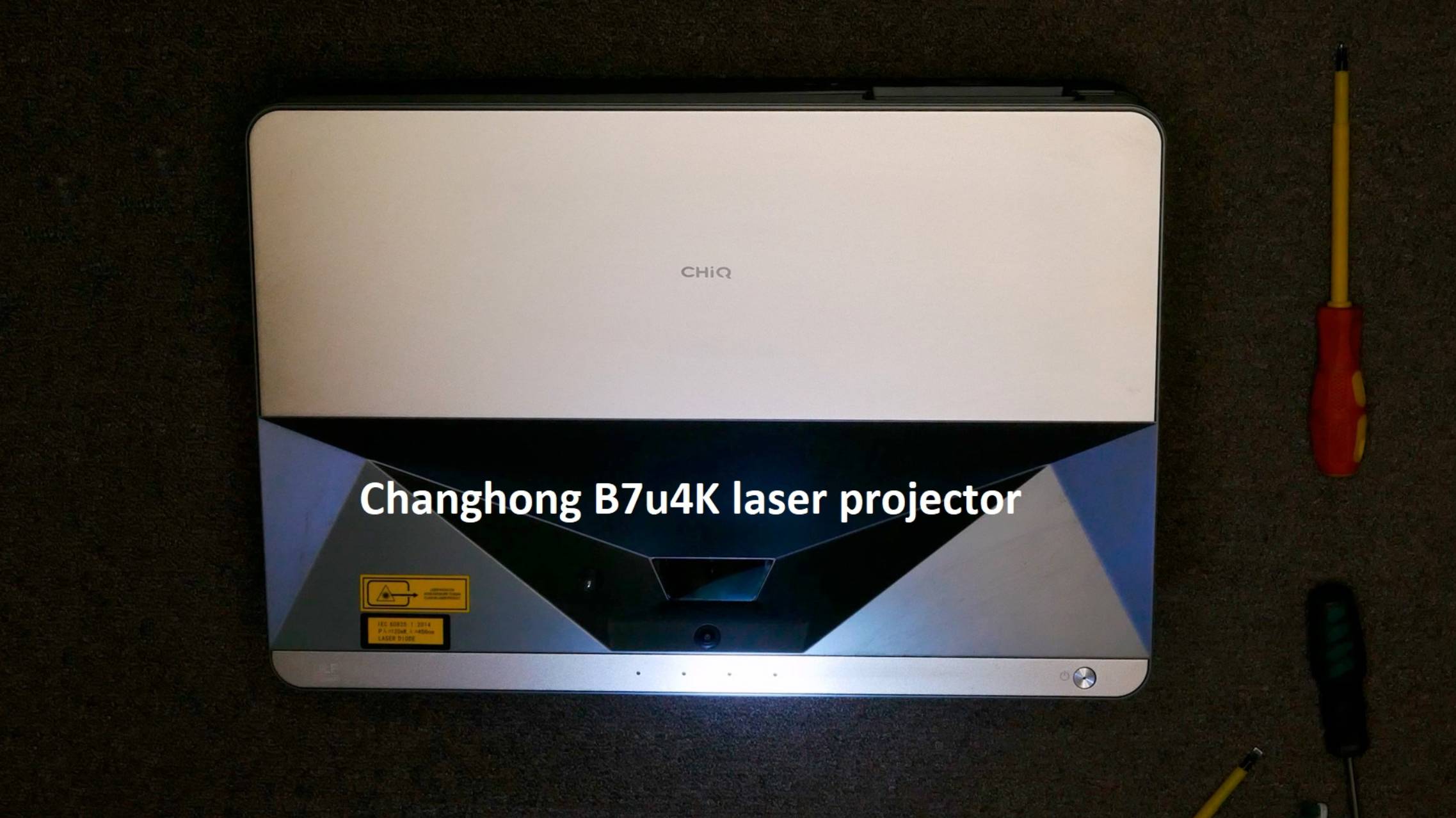 Changhong Chiq B7u лазерный 4К проектор разборка и чистка