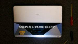 Changhong Chiq B7u лазерный 4К проектор разборка и чистка