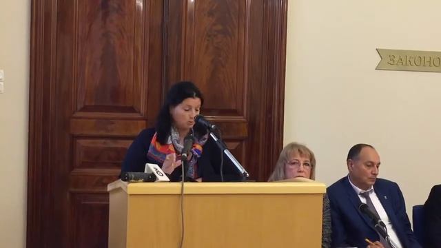Надежда Тихонова на парламентских слушаниях о совершенствовании законодательства о митингах смотреть онлайн
