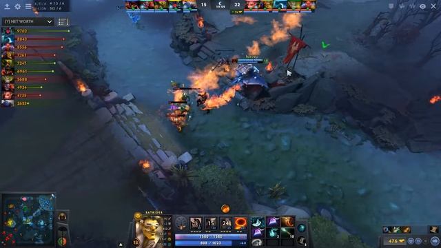 Forev (Rank 51) plays Batrider Dota 2 Full Game смотреть онлайн