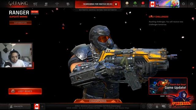 Quake Champions Livestream! Ranger ownage! смотреть онлайн