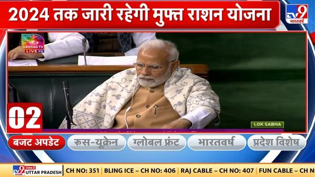 Budget 2023: 2024 तक जारी रहेगा मुफ्त राशन-Nirmala Sitharaman | PM Modi смотреть онлайн
