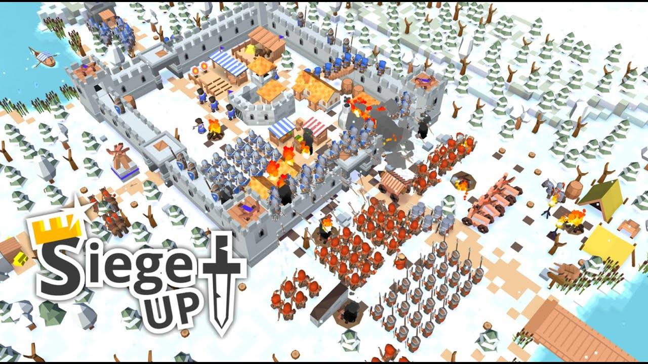 Siege Up. Прохождение кампании. Выпуск №4. Уровень - 