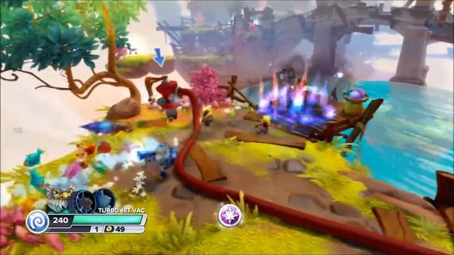 Mok: Skylanders Swap Force: Turbo Jet Vac Gameplay & Attacks смотреть онлайн