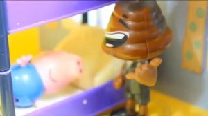 Свинка Пеппа. МИСС КАКАШКА и свин Джордж. Мультик с игрушками.