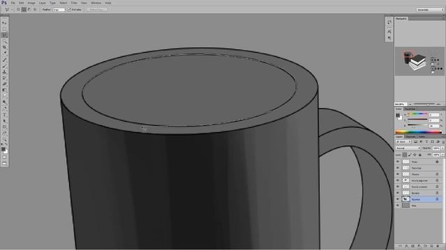 Рисование в Adobe Photoshop. Урок 03. Светотень на объектах. Часть 02 смотреть онлайн