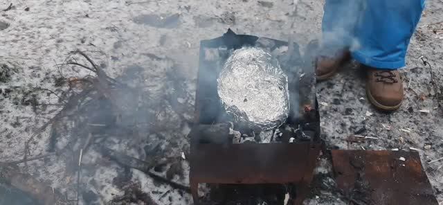 Баранина на углях в фольге смотреть онлайн