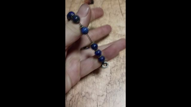 браслет из камней лазурит. смотреть онлайн