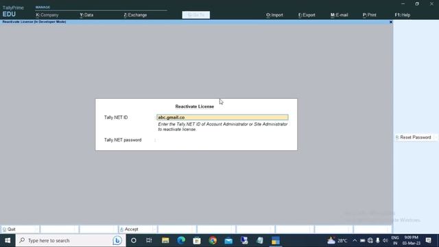 TallyPrime in Education Mode How to reactivate Tally Licence & Education Mode Problem short Out #3 смотреть онлайн