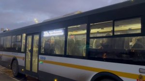 Автобус ЛиАЗ-5292.65-03 следует по маршруту 367н ”ЖК Ново-Молоково - м. Домодедовская"