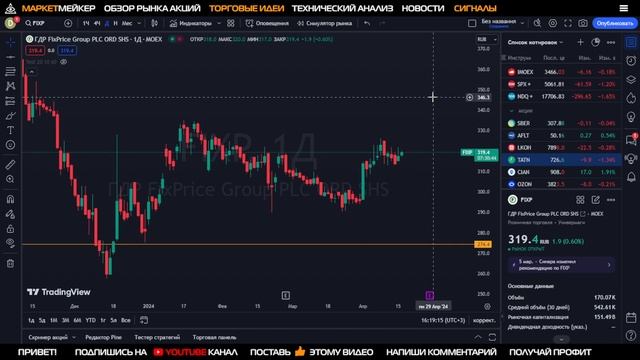 💯 ОБЗОР И АНАЛИЗ РЫНКА АКЦИЙ 16.04.2024 / СУПЕР ОТБОР ИНТЕРЕСНЫХ АКЦИЙ С ПОМОЩЬЮ ИИ смотреть онлайн