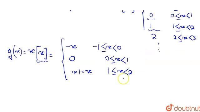 Show that the function defined by `g (x) = x [x]`is discontinuous at all integral points. Here смотреть онлайн