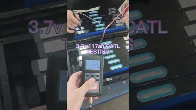 CATL 3.7V 117AH lithium ion cell testing смотреть онлайн
