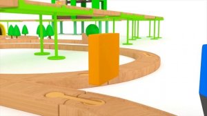 Учим формы с поездом и динозавриком Дино | Обучающий мультфильм для детей