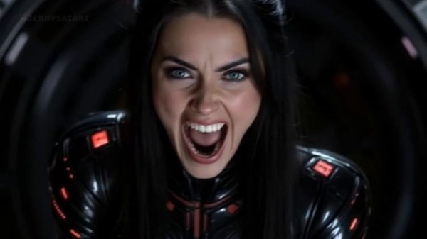 4K, Jennys Ai Art - Space Vampires _ AI Short Movie _ AI Music Video - (1080p)